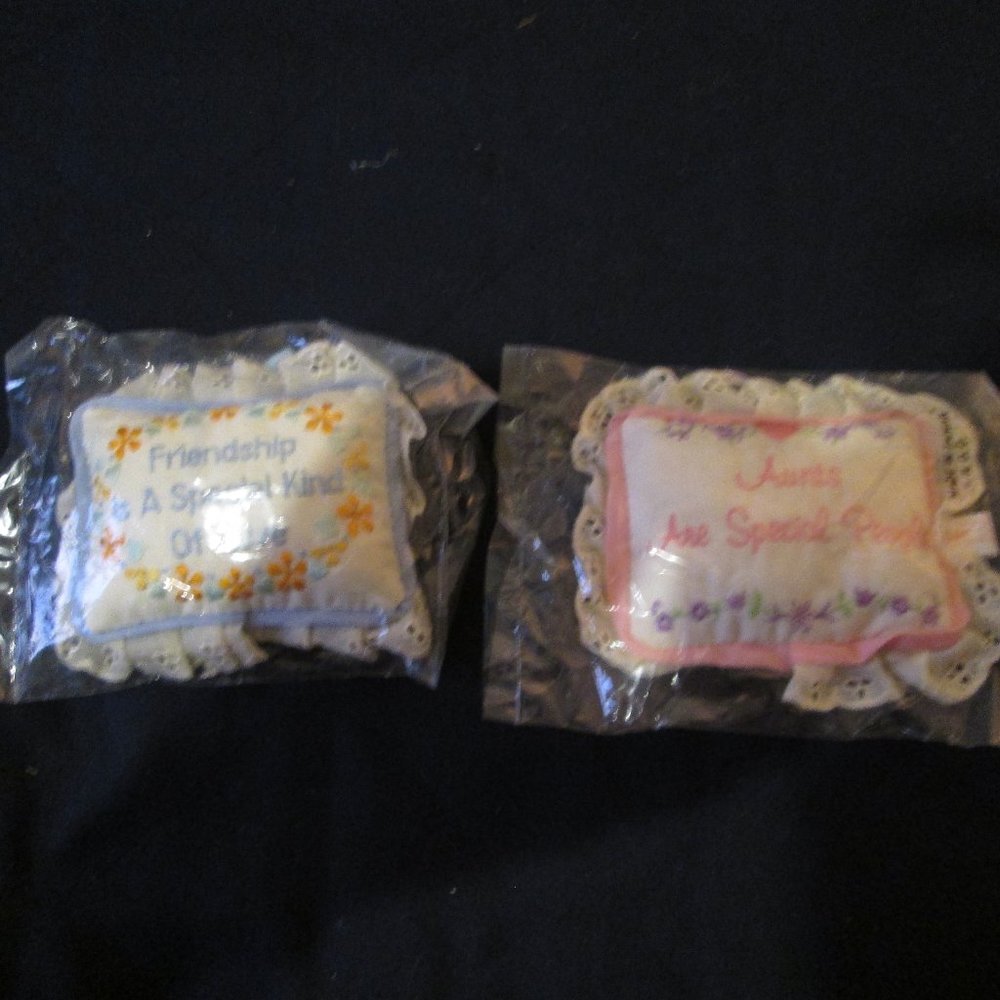 Vintage Russ Berrie Miniature Scented Pillows NEW SEALED